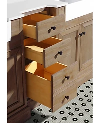Ari Bath 72" Kelly, Weathered Fir Finish