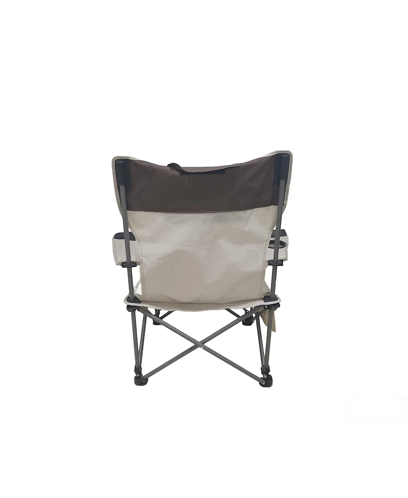 Streamdale Furniture Outdoor Camping Chair 3-Level Reclining Portable with Cup Holder and Carry Bag