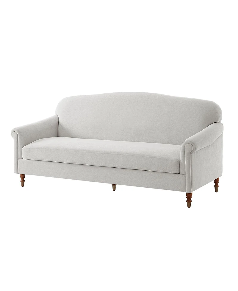Streamdale Furniture Modern 77.5'' 2-Seater Upholstered Loveseat with Rolled Arms