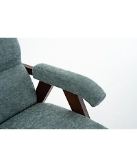 Streamdale Furniture Mid-Century Modern Tufted Accent Chair with Solid Wood Frame