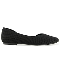 Kensie Women's Gavah Knit D'Orsay Ballet Flat