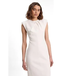 Karen Millen Women's Sleeveless Pencil Midi Dress