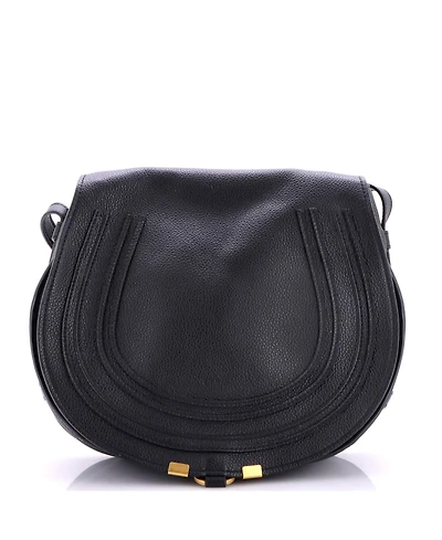 Pre-Owned Chloe Medium Marcie Saddle Bag Leather