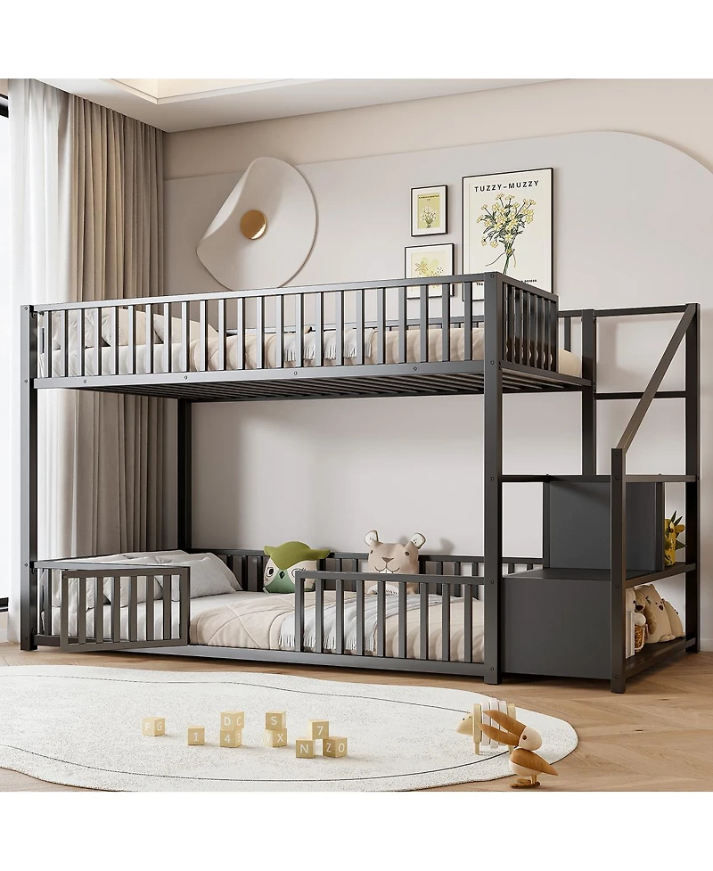 Streamdale Furniture bunk bed with storage ladder