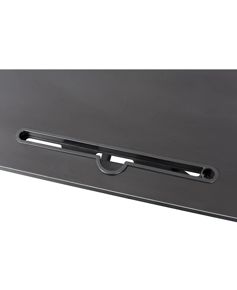 Streamdale Furniture Streamdale Adjustable Height Standing Desk with Keyboard Tray Black