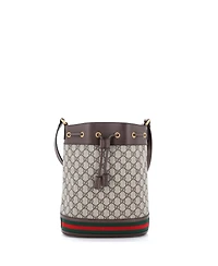 Pre-Owned Gucci Medium Ophidia Bucket Bag Gg Coated Canvas