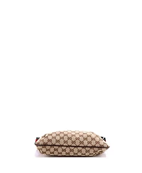 Pre-Owned Gucci Small Web Strap Messenger Bag Gg Canvas