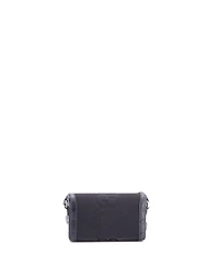 Pre-Owned Gucci Mini Horsebit 1955 Flap Crossbody Bag Jumbo Gg Canvas