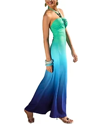 Desigual Women's Draped with Irregular Neckline Dress