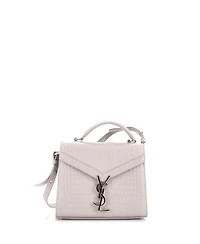 Pre-Owned Saint Laurent Mini Cassandra Top Handle Bag Embossed Leather