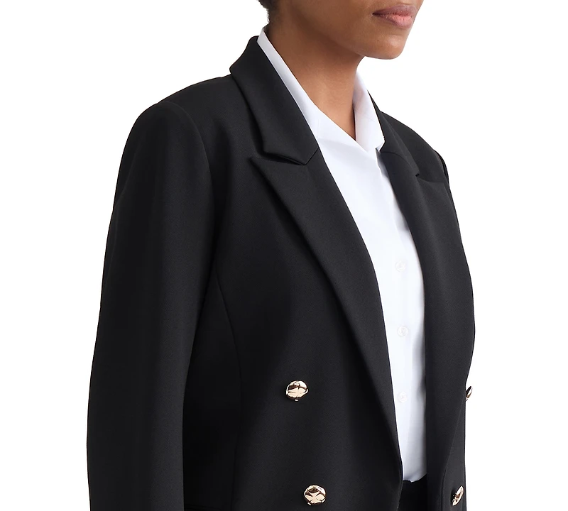 Jones New York Women's Double-Breasted Open-Front Jacket