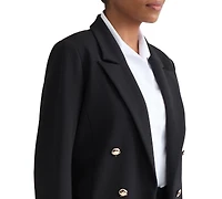 Jones New York Women's Double-Breasted Open-Front Jacket