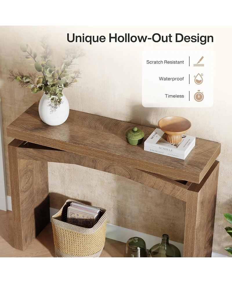 Tribesigns 40-Inch Console Table for Entryway, Farmhouse Sofa Console Behind Couch, Small Entry Table