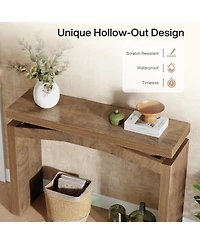 Tribesigns 40-Inch Console Table for Entryway, Farmhouse Sofa Console Behind Couch, Small Entry Table