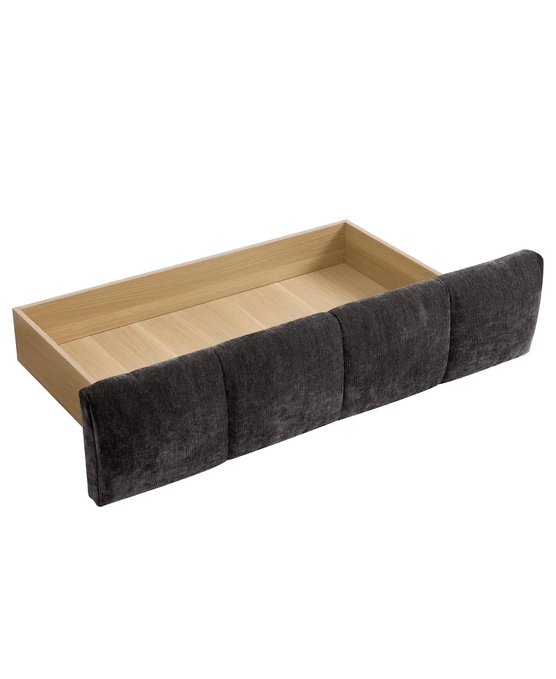 Streamdale Furniture Upholstered Storage Bed with Headboard