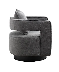 Streamdale Furniture Modern Swivel Accent Chair with Base