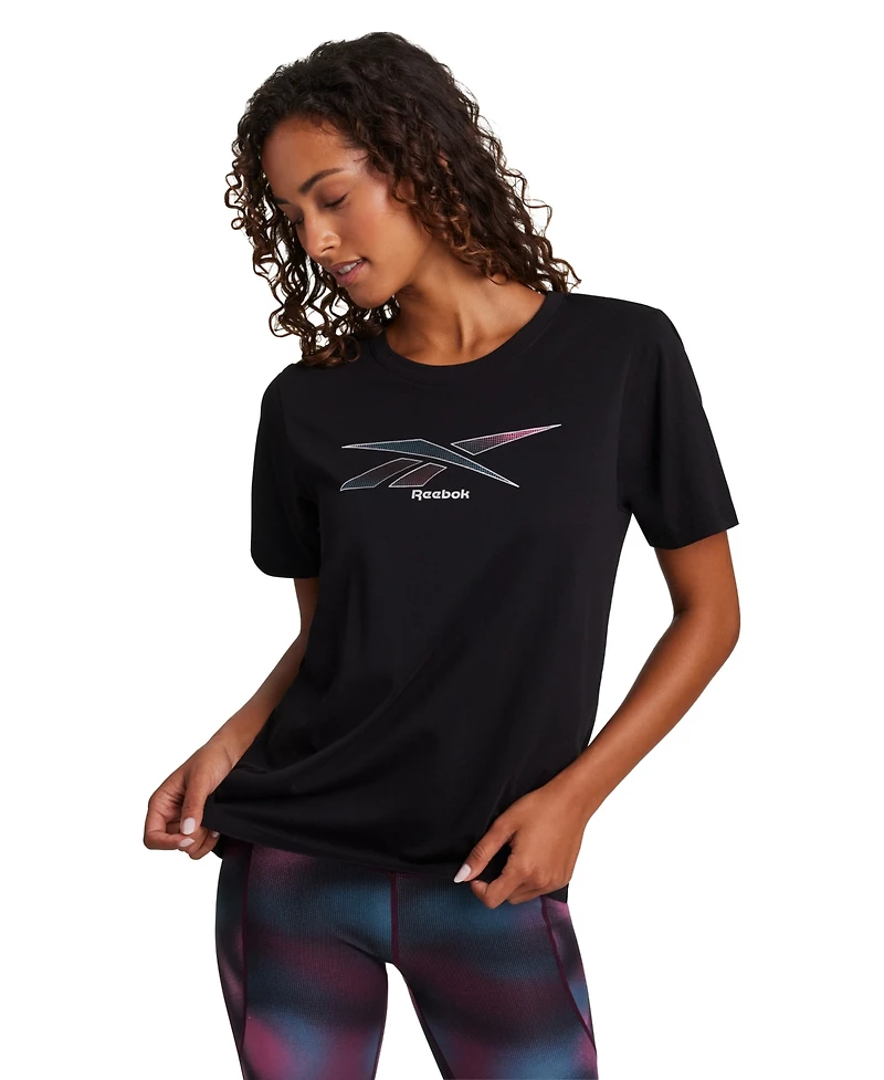 Reebok Women's Vector Graphic Crewneck T-Shirt