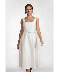 Coast Women's Belted A-Line Midi Dress