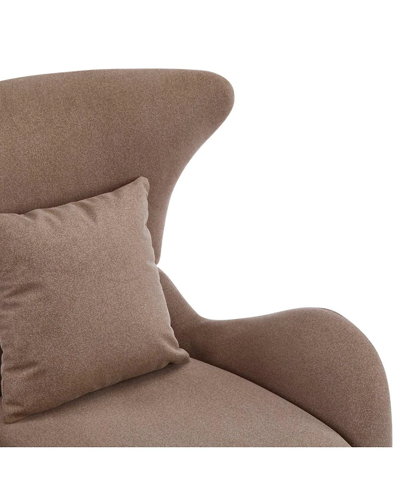 Streamdale Furniture Modern Brown Polyester Accent Chair with Pet/Storage Space