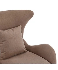 Streamdale Furniture Modern Brown Polyester Accent Chair with Pet/Storage Space