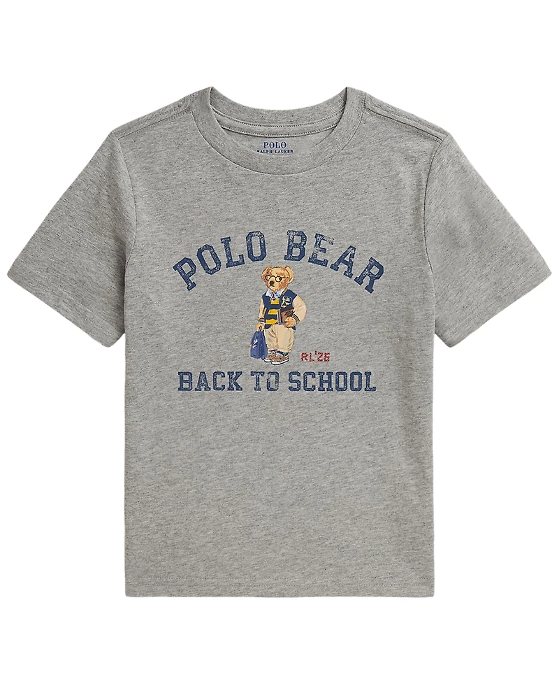 Polo Ralph Lauren Boys' 2T-7 Bear Cotton Jersey T-Shirt