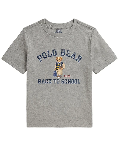 Polo Ralph Lauren Boys' 2T-7 Bear Cotton Jersey T-Shirt