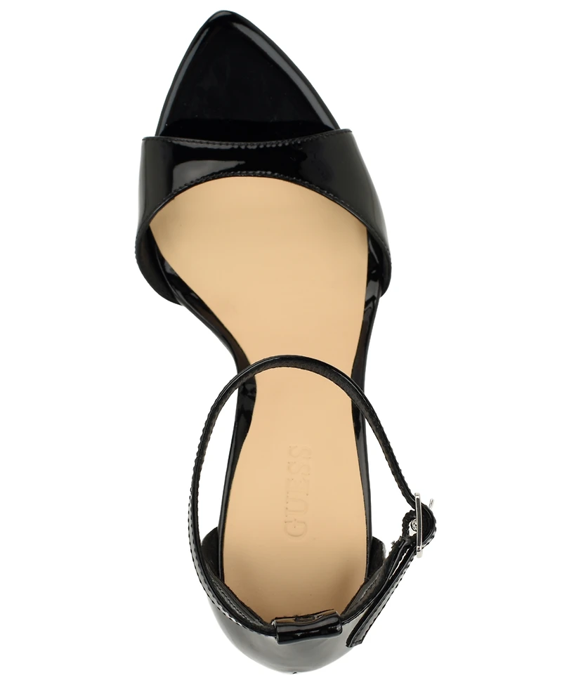 Guess Women's Olivey Ankle Strap Stiletto Dress Sandals