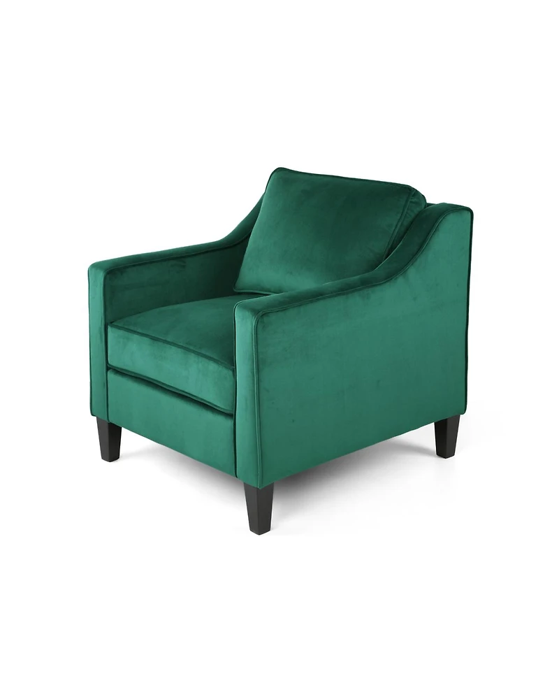Streamdale Furniture Velvet Upholstered Club Chair