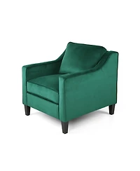 Streamdale Furniture Velvet Upholstered Club Chair