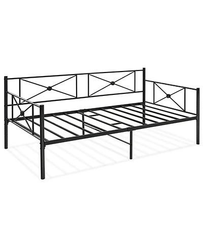 Gouun Metal Daybed Frame Twin Size with Slats
