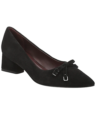 Franco Sarto Women's Racer Pump Bow Pointed Toe Pumps