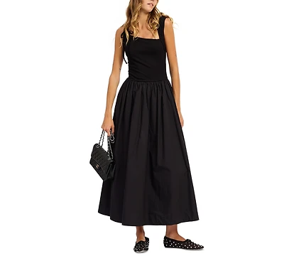 En Saison Women's Sloane Asymmetric Neck Maxi Dress