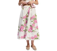 En Saison Women's Esther Pintuck Midi Skirt