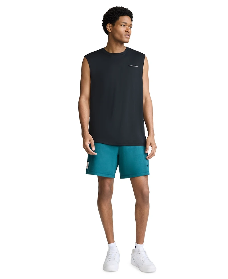 Champion Men's Script Sport Muscle Crewneck Tank Top