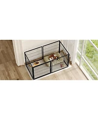 Streamdale Furniture Large Dog Cage and Playpen with Top Indoor Pet Kennel