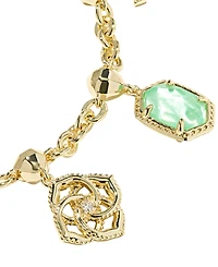 Kendra Scott Nyc Icon Freshwater Pearl & Imitation Charm Bracelet