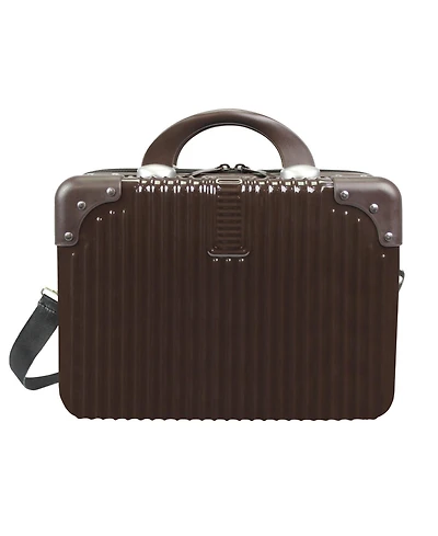 World Traveler Chariot Hardside Cosmetic Case With Shoulder Strap For Women