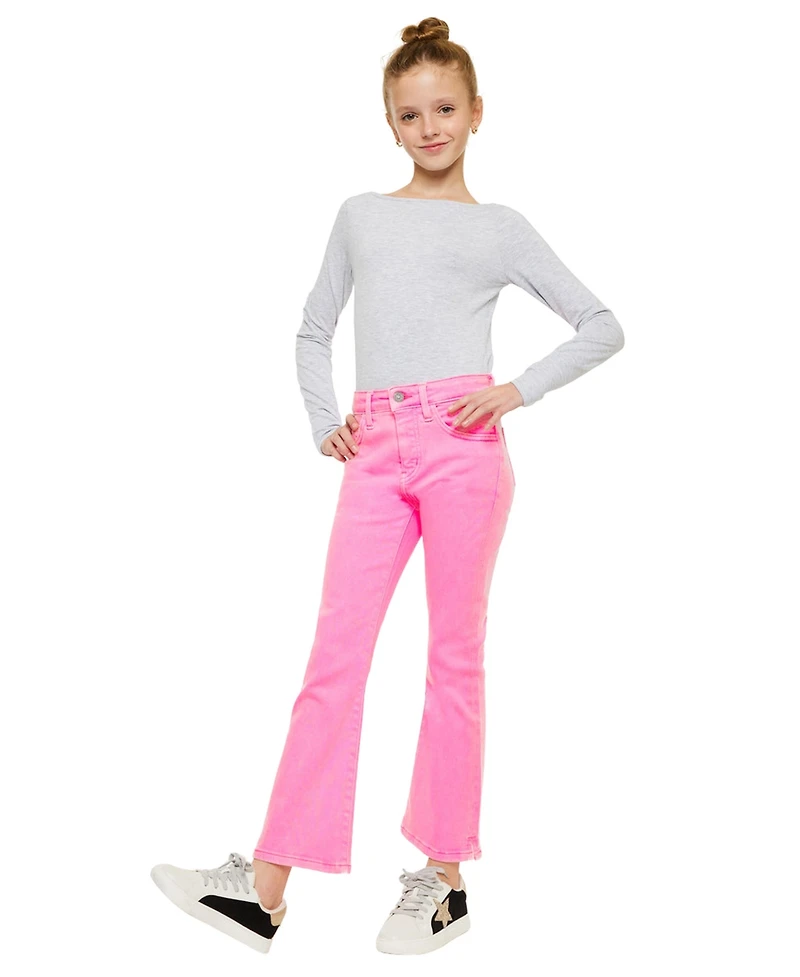 KanCan Big Girls' Bristol High Rise Kick Flare Jeans