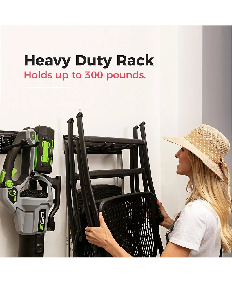 Xdovet Wall-mounted storage rack with adjustable hooks