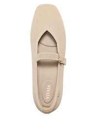 Vivaia Women's Margot Mary Jane Square-Toe Ballet Flats