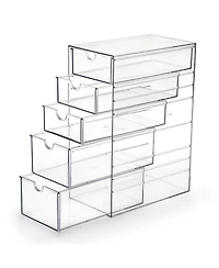 Xdovet 5-Drawer Plastic Organizer for Hair Accessories