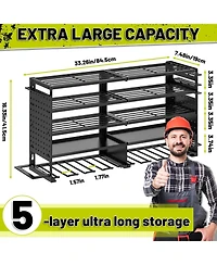 Xdovet Power Tool Organizer Wall Mount Metal Hanger Rack