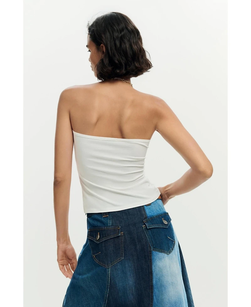 Desigual Women's Strapless top