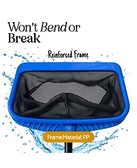 Xdovet Pool Skimmer Net Heavy Duty Deep Mesh Leaf Rake