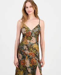 Lulus Juniors' Carreta Midi Slip Dress