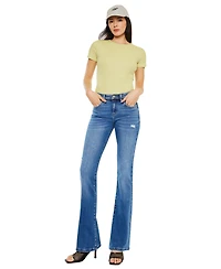 KanCan Women's Kiera Mid Rise Bootcut Jeans