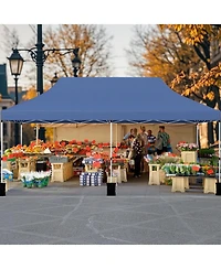 Sugift 10 X 20 Ft Pop up Canopy Tent Foldable Portable Outdoor Gazebo with Carry Bag