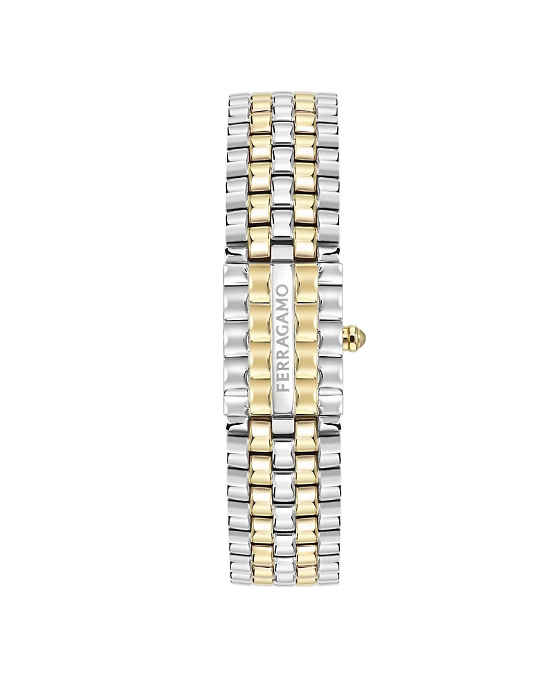 Ferragamo Women's Duo Mini Two-Tone Stainless Steel Bracelet Watch 18.5mm x 20mm