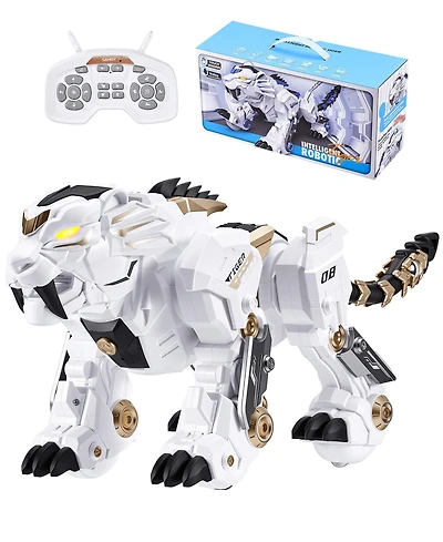 Sugift Remote Control Robot Tiger Toy with Voice and Touch Control for Kids Boys Girls