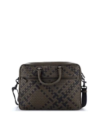 Pre-Owned Bottega Veneta Large Convertible Front Zip Briefcase Intercciato Nappa
